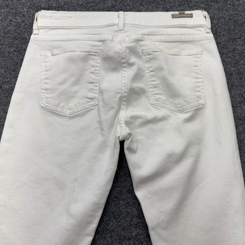 Citizens of Humanity Amber White Medium Rise Bootcut Jeans Womens 29 Bootcut - Picture 7 of 9